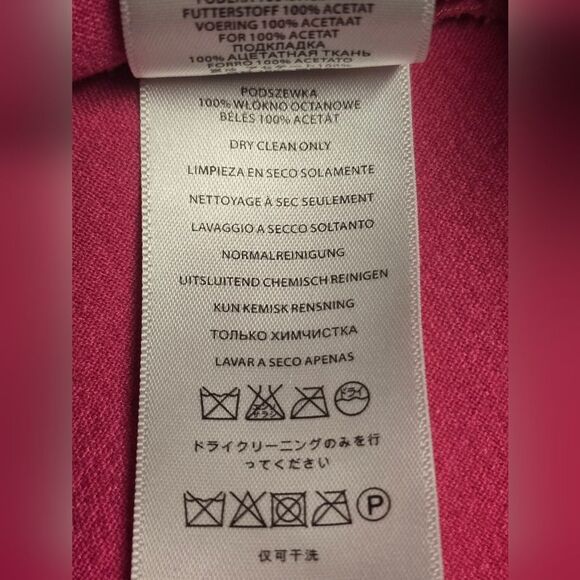 Michael Kors Hot Pink Peplum Blouse - Picture 8 of 16